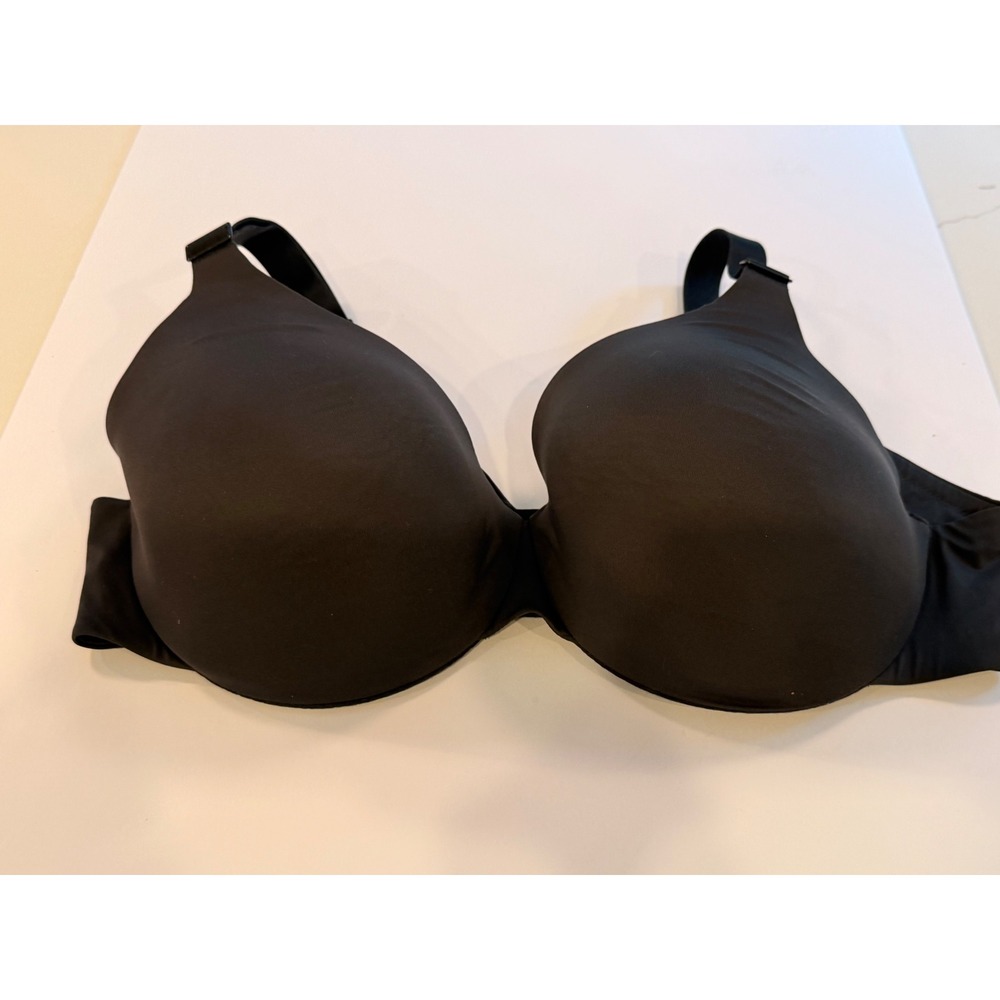 Skims Wireless T-Shirt Bra Black‎ 40D Full Coverage Smooth Stretch